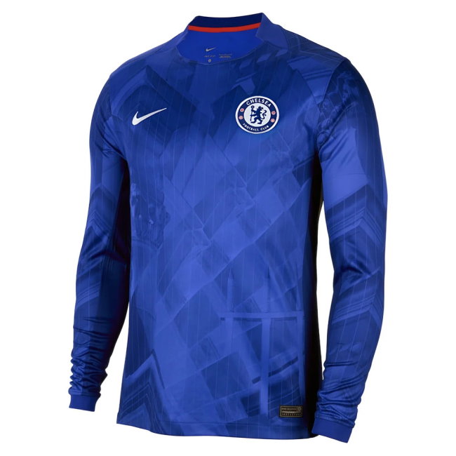 2025-2026 Chelsea Home Long Sleeve Shirt (Caicedo 25)-SoccerKits Hub | Buy Soccer Jerseys Online